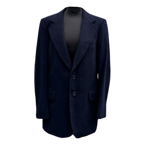 Pre-owned Daks Cashmere Jacket In Navy