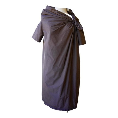 Pre-owned Dries Van Noten Mini Dress In Brown
