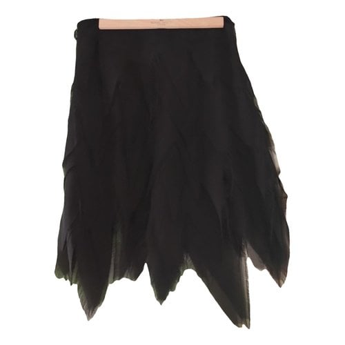 Pre-owned Moschino Mid-length Skirt In Black