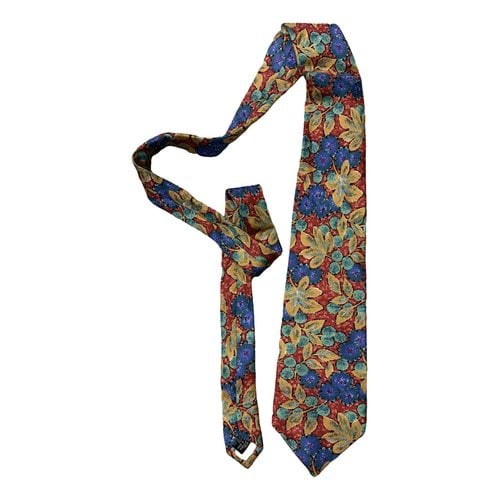 Pre-owned Fendi Silk Tie In Multicolour