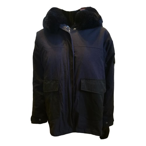 Pre-owned Berenice Parka In Blue