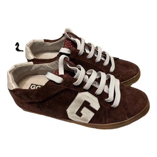 Pre-owned Golden Goose Trainers In Brown