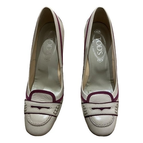 Pre-owned Tod's Leather Heels In Pink