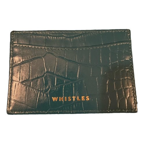 Pre-owned Whistles Wallet In Turquoise