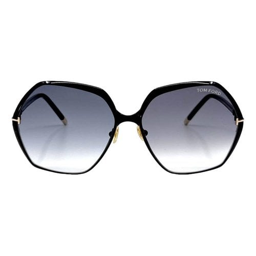Pre-owned Tom Ford Oversized Sunglasses In Black