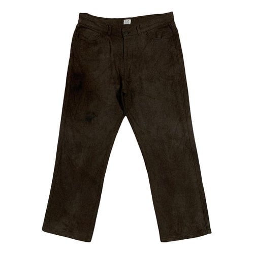 Pre-owned C.p. Company Wool Trousers In Other