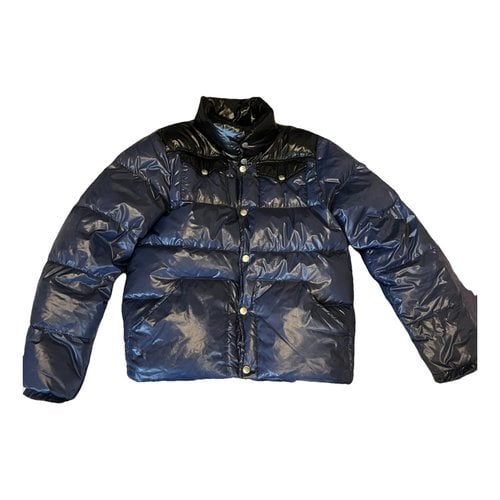 Pre-owned Pyrenex Puffer In Navy