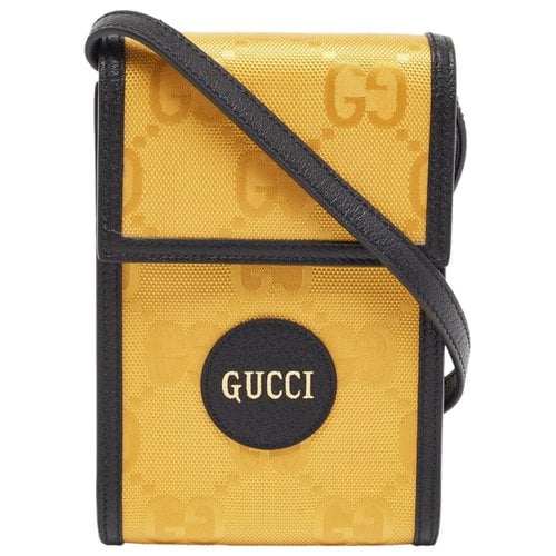 Pre-owned Gucci Leather Bag In Yellow