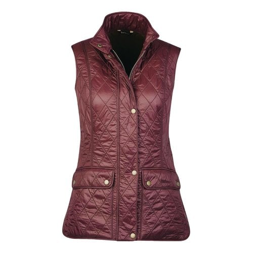 Pre-owned Barbour Vest In Red