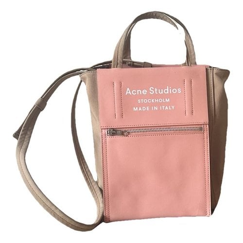 Pre-owned Acne Studios Leather Handbag In Pink