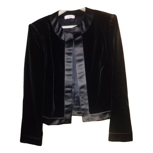 Pre-owned Celine Velvet Suit Jacket In Black