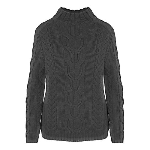 Pre-owned Malo Wool Jumper In Anthracite