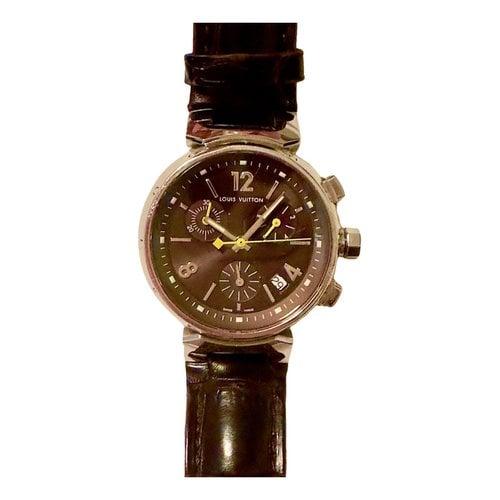 Pre-owned Louis Vuitton Tambour Chronographe Watch In Other