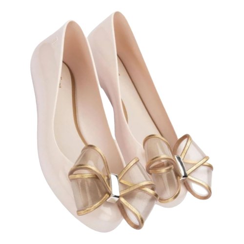 Pre-owned Melissa Ballet Flats In Pink