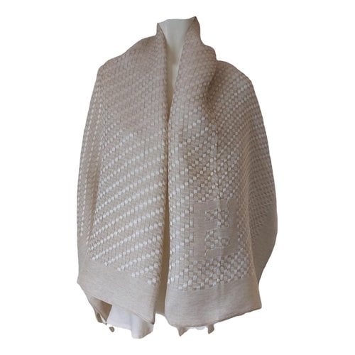 Pre-owned Fendi Linen Scarf In Other