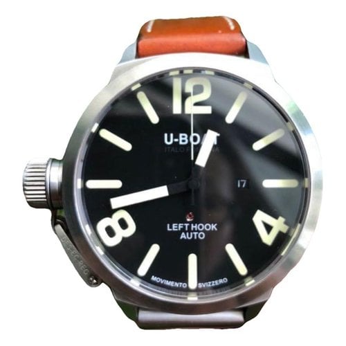 Pre-owned U-boat Watch In Black