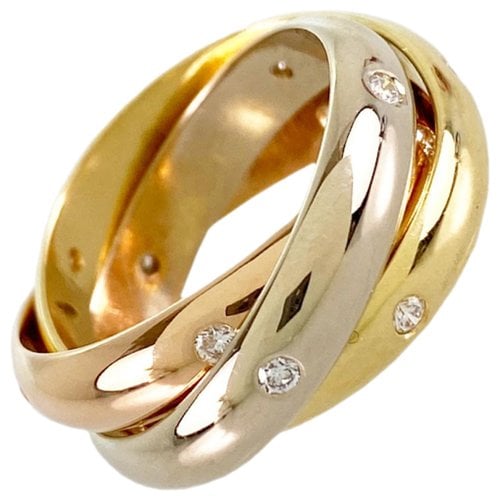 Pre-owned Cartier Trinity Yellow Gold Ring