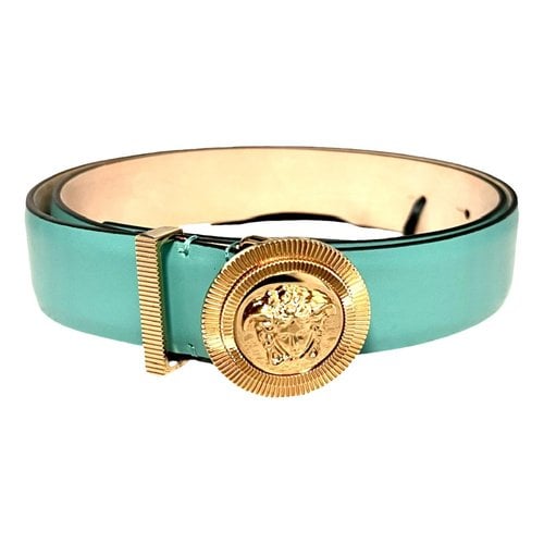 Pre-owned Versace Medusa Leather Belt In Other