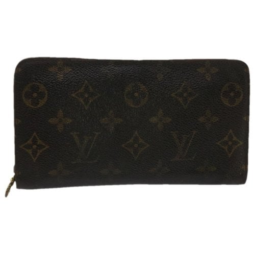 Pre-owned Louis Vuitton Cloth Wallet In Beige