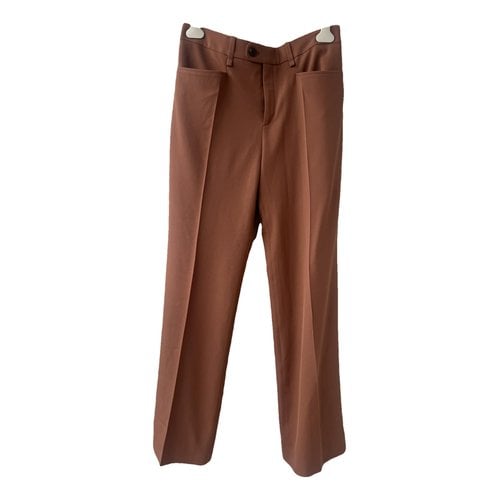 Pre-owned Chloé Wool Trousers In Other