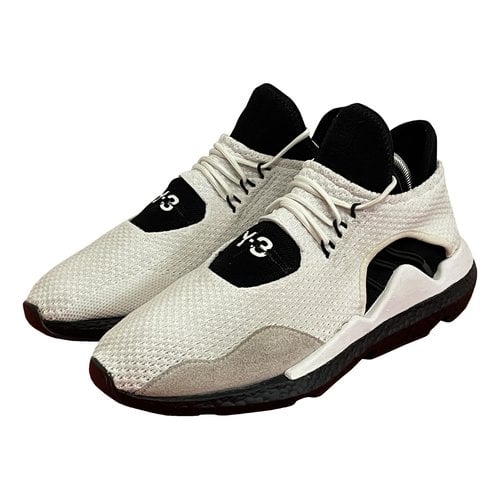 Pre-owned Y-3 Cloth Low Trainers In White