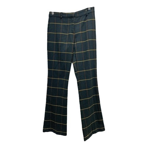 Pre-owned Anine Bing Trousers In Green