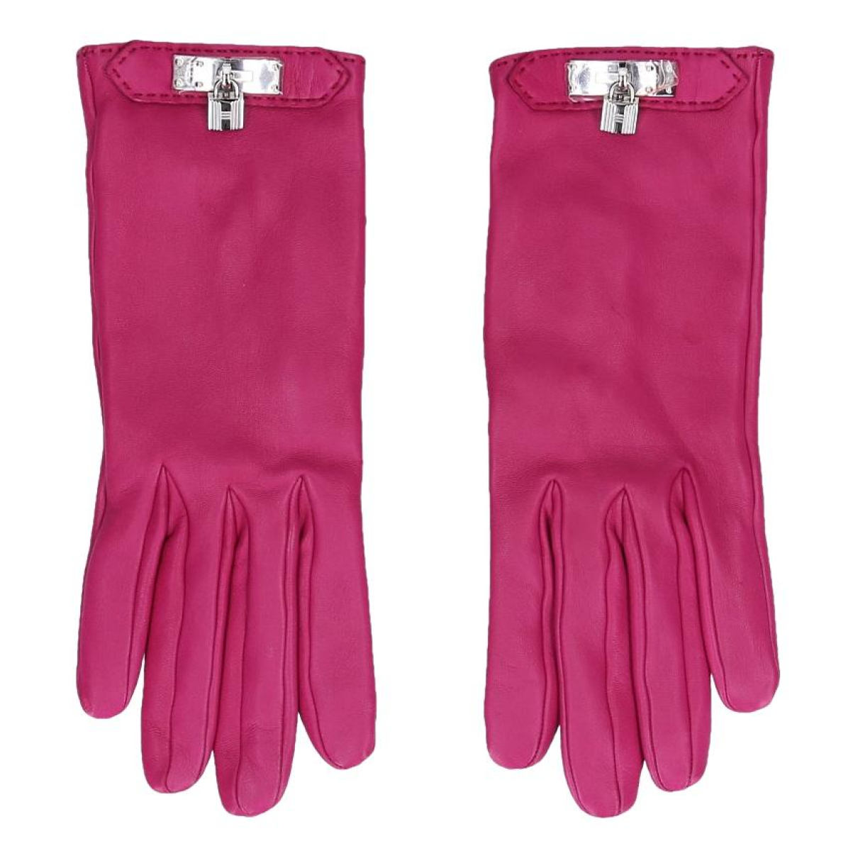 image of Hermès Soya leather gloves