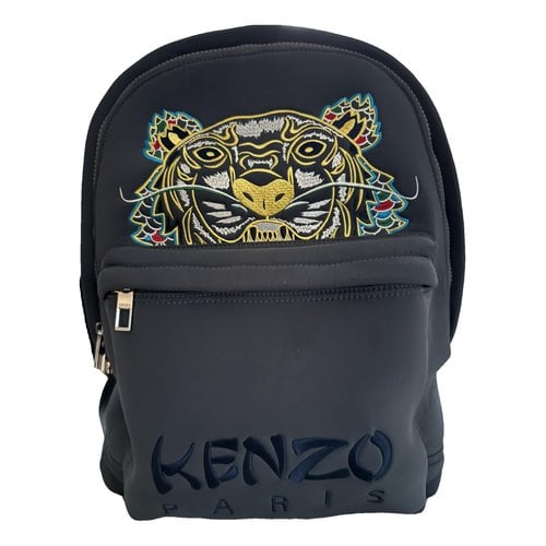 Pre-owned Kenzo Cloth Small Bag In Grey