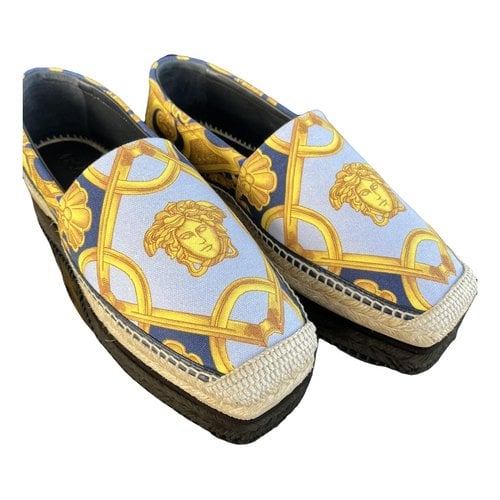 Pre-owned Versace Espadrilles In Multicolour
