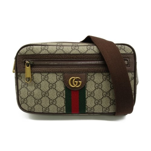 Pre-owned Gucci Leather Satchel In Beige