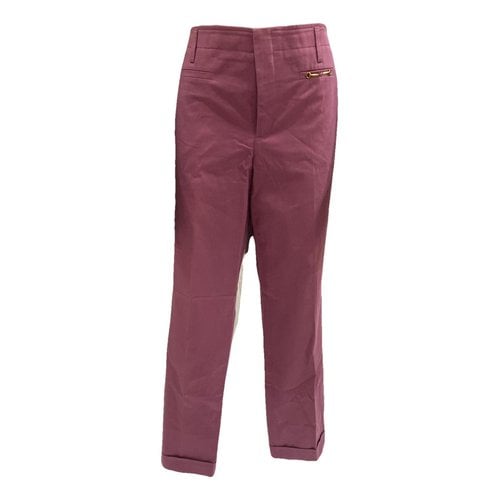 Pre-owned Gucci Carot Pants In Pink