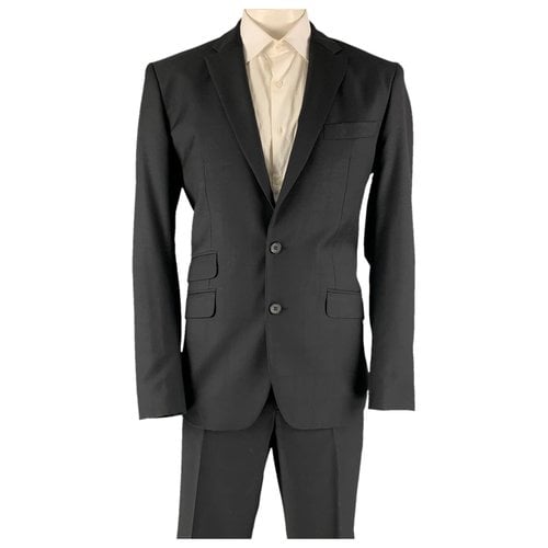 Pre-owned D&g Wool Suit In Black