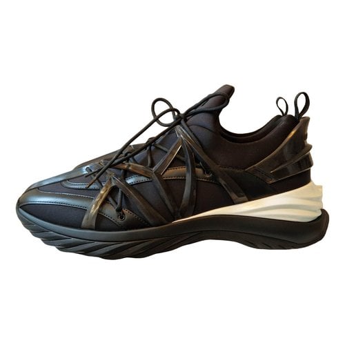 Pre-owned Jimmy Choo Low Trainers In Black
