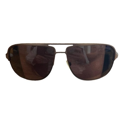Pre-owned Emporio Armani Sunglasses In Brown