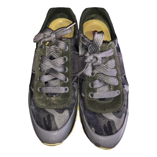 Pre-owned Prada Trainers In Grey