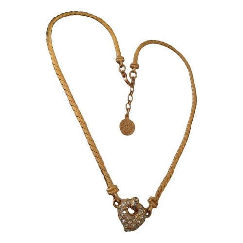 Pre-owned Carven Necklace In Gold
