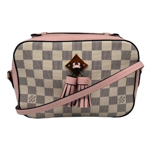 Pre-owned Louis Vuitton Saintonge Cloth Handbag In Pink