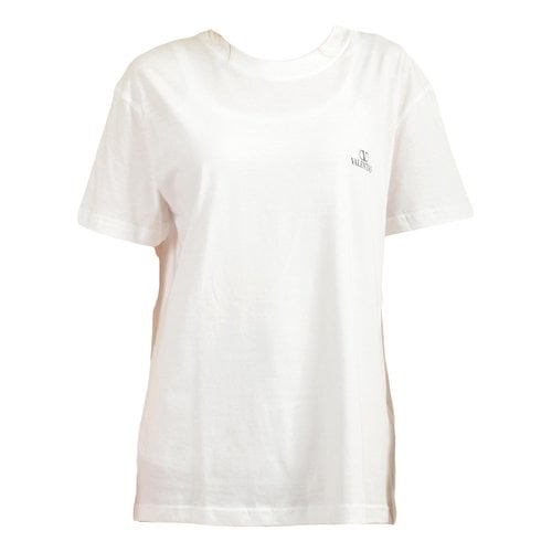 Pre-owned Valentino Vltn T-shirt In White