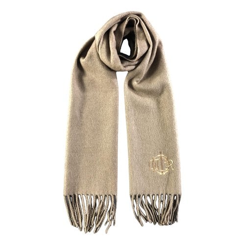 Pre-owned Dior Cashmere Scarf & Pocket Square In Brown
