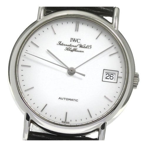 Pre-owned Iwc Schaffhausen Portofino Watch In White