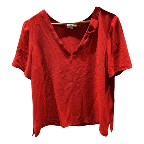 Pre-owned Claudie Pierlot T-shirt In Red
