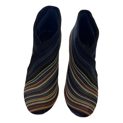 Pre-owned United Nude Cloth Ankle Boots In Multicolour