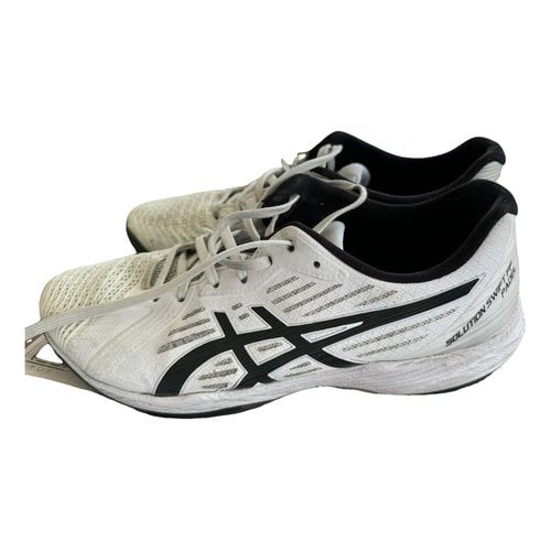 Pre-owned Asics Low Trainers In White