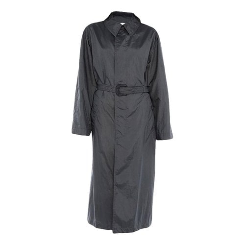Pre-owned Maison Margiela Trench Coat In Anthracite