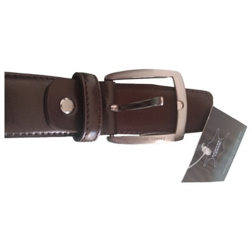 Pre-owned Daniel Hechter Leather Belt In Brown