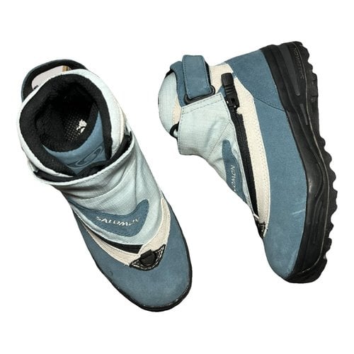 Pre-owned Salomon Snow Boots In Blue