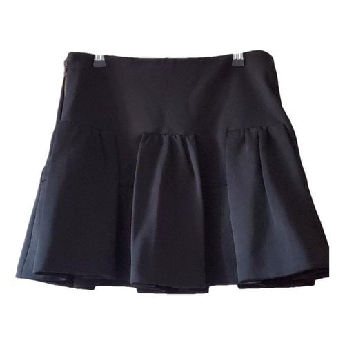 Pre-owned Manoush Mini Skirt In Black