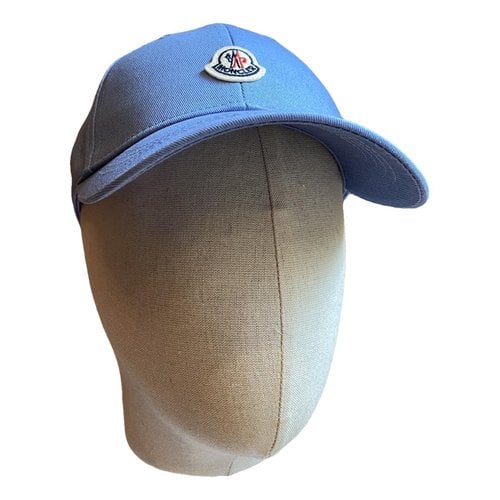 Pre-owned Moncler Cap In Blue