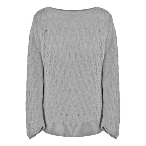 Pre-owned Malo Wool Sweatshirt In Grey