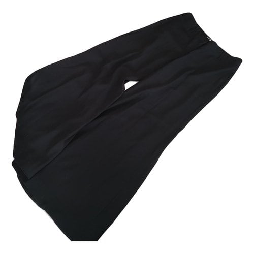 Pre-owned Pinko Large Pants In Black